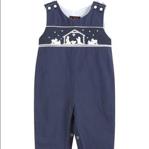 Lil Cactus Nativity Overalls